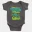 Enna Madri Pasangala Paaththa Pudikkaadhu Short Sleeve Baby Onesie in Charcoal Color